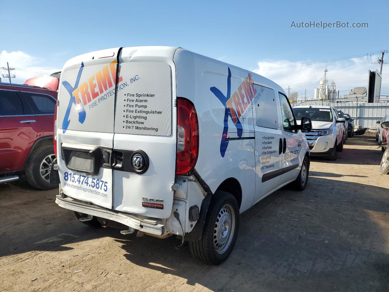 2017 Ram Promaster City  White vin: ZFBERFAB1H6F49929