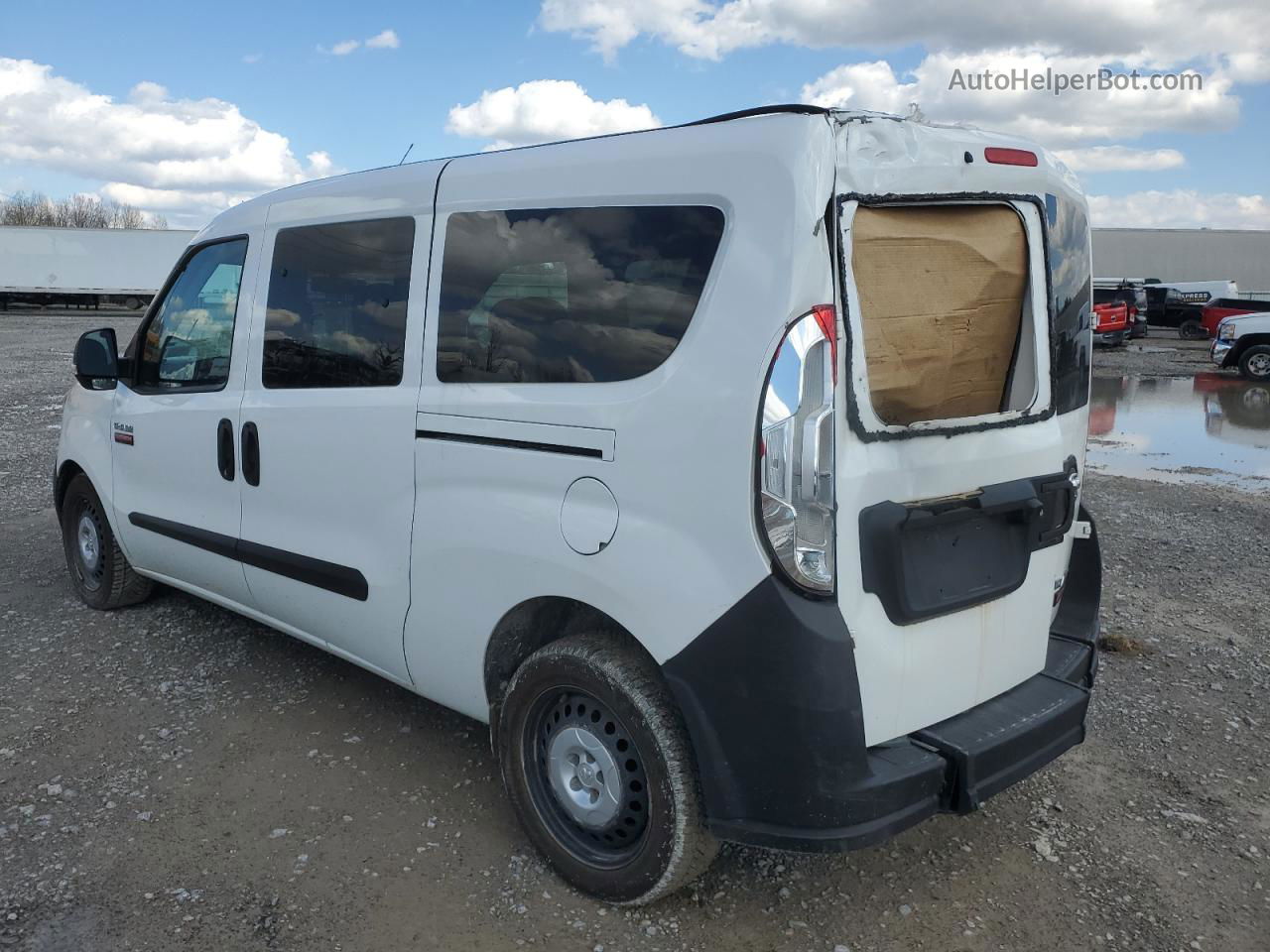 2017 Ram Promaster City  White vin: ZFBERFAB3H6E36662