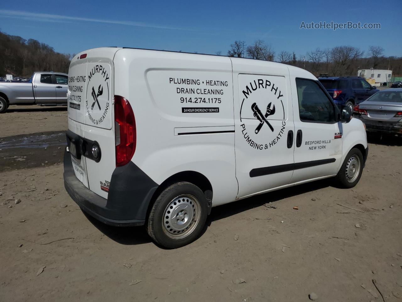 2017 Ram Promaster City  White vin: ZFBERFAB3H6G26817