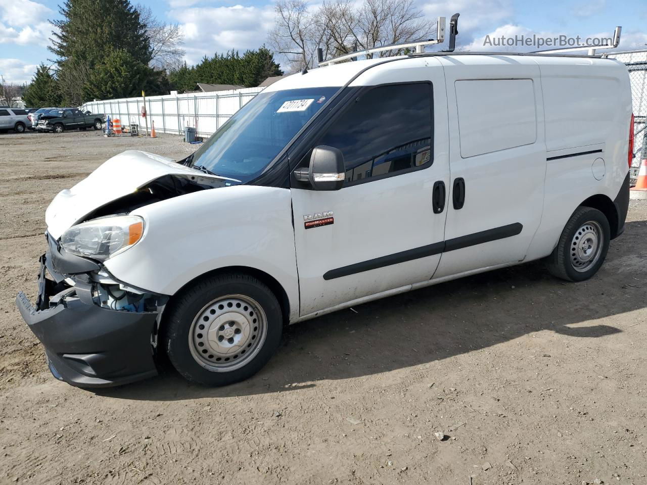 2017 Ram Promaster City  White vin: ZFBERFAB4H6E00771