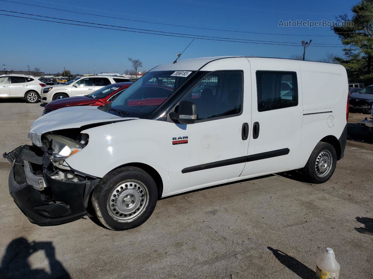 2017 Ram Promaster City  Черный vin: ZFBERFAB4H6F47690