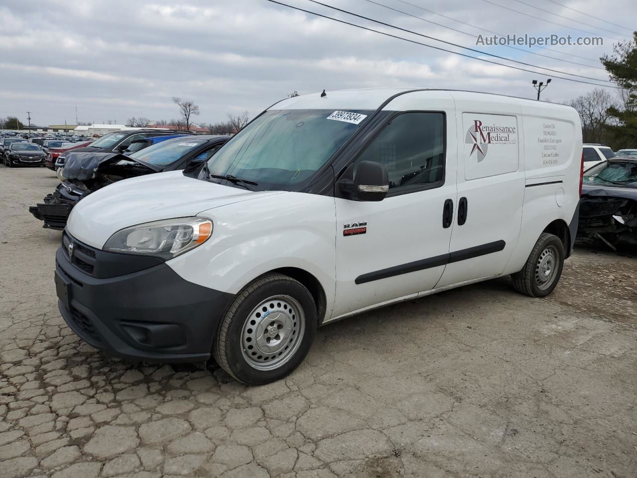 2017 Ram Promaster City  White vin: ZFBERFAB5H6D22727