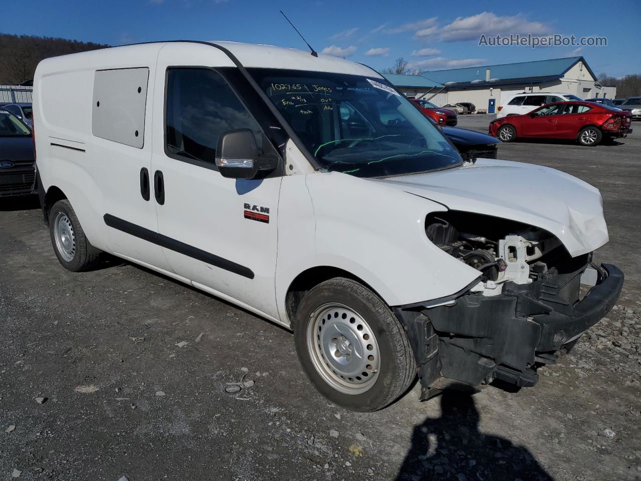 2017 Ram Promaster City  White vin: ZFBERFAB5H6E51051