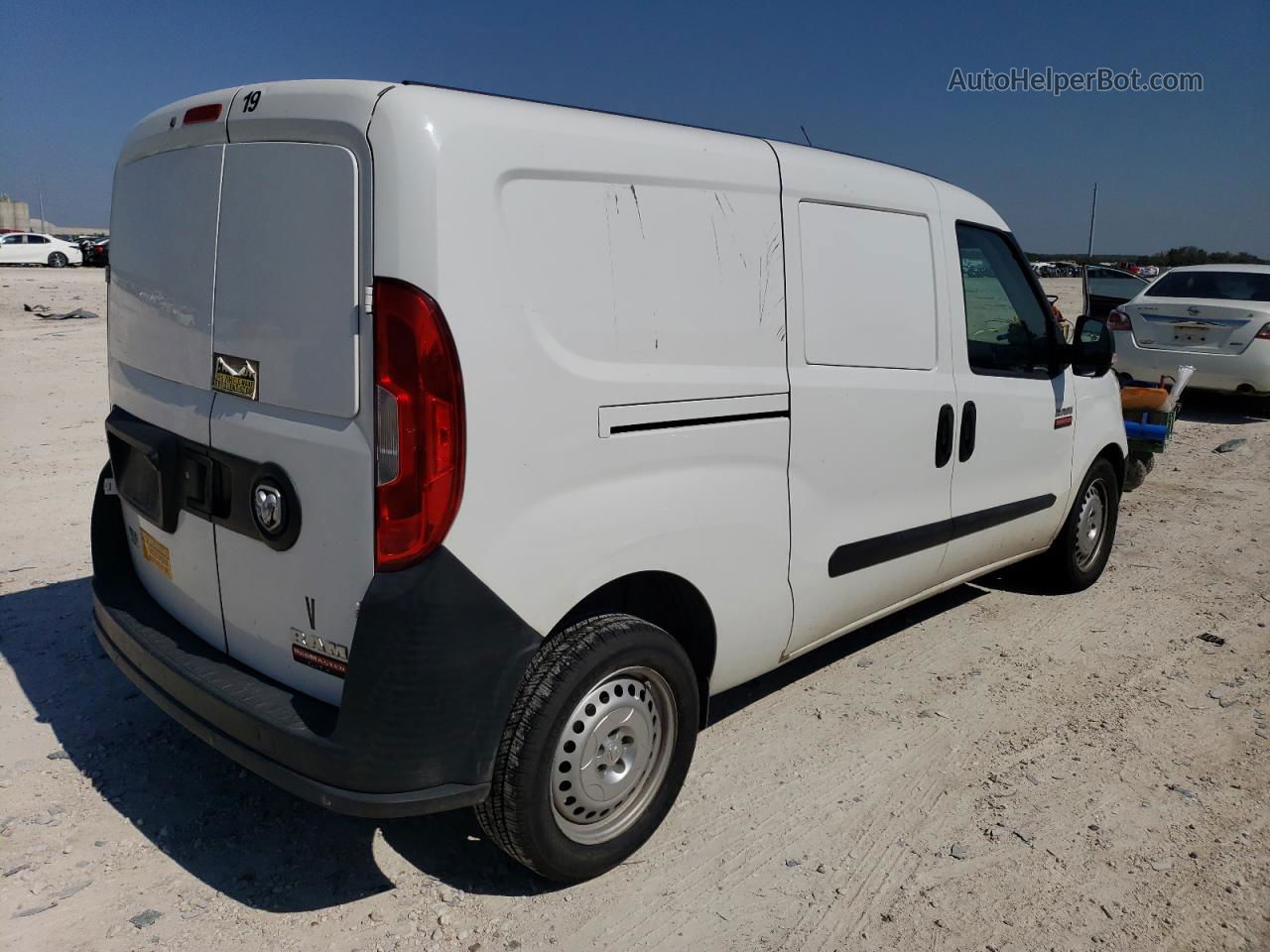 2017 Ram Promaster City  White vin: ZFBERFAB6H6D93919