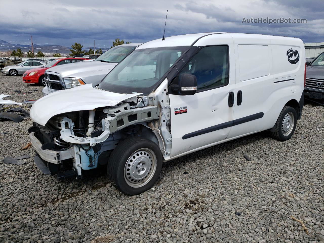 2017 Ram Promaster City  White vin: ZFBERFAB8H6E43283