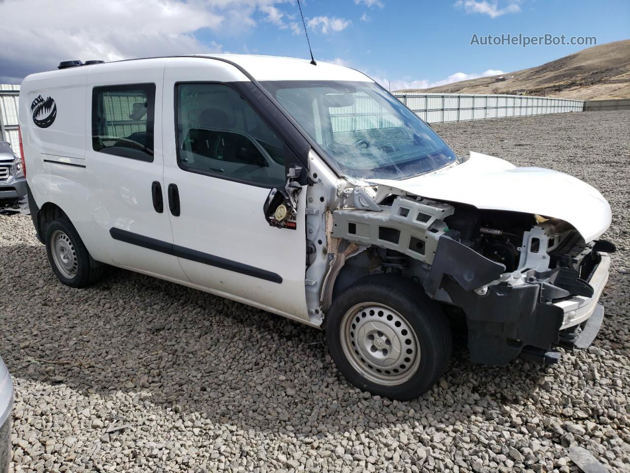 2017 Ram Promaster City  White vin: ZFBERFAB8H6E43283