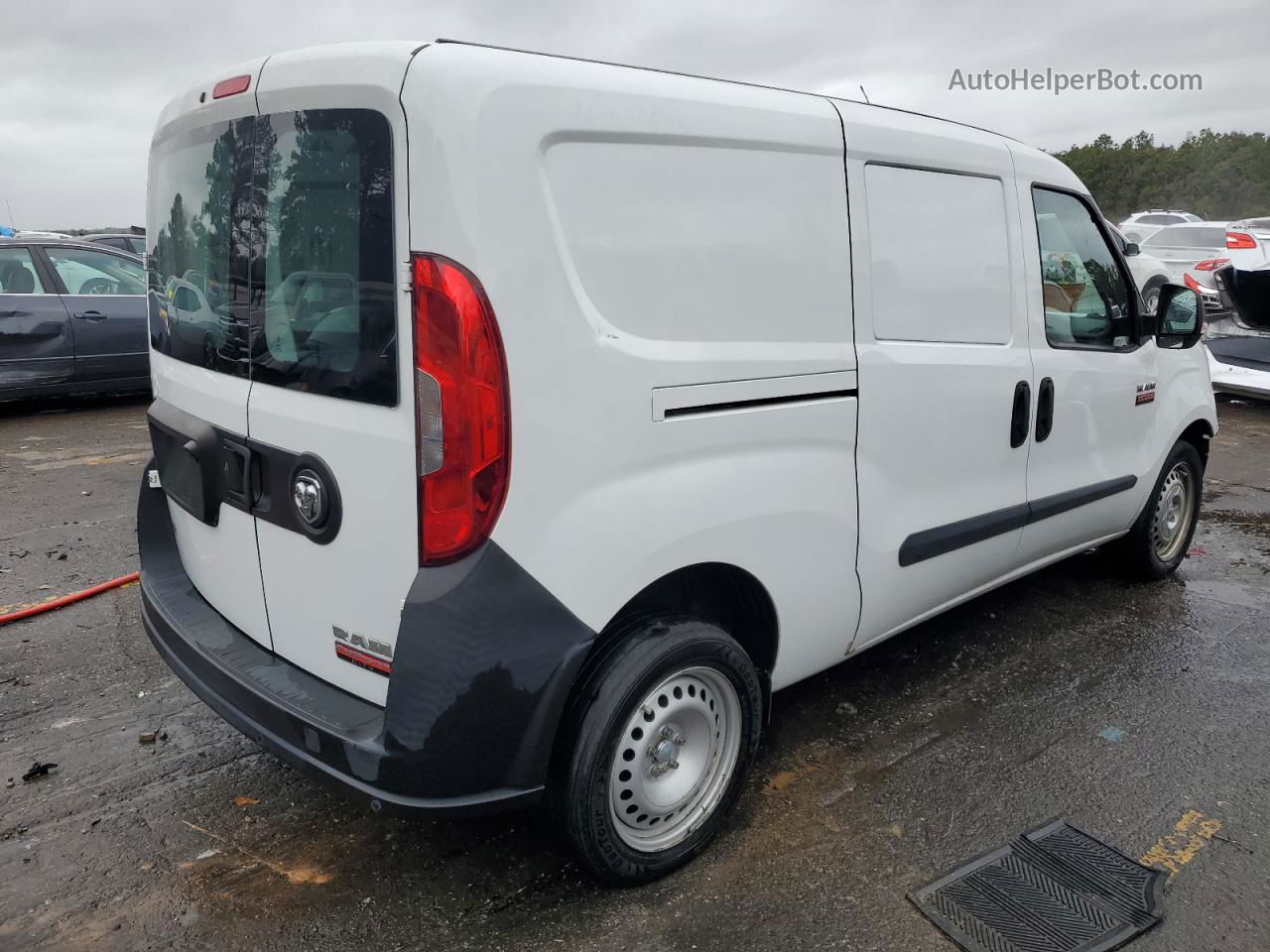 2017 Ram Promaster City  White vin: ZFBERFABXH6E11225