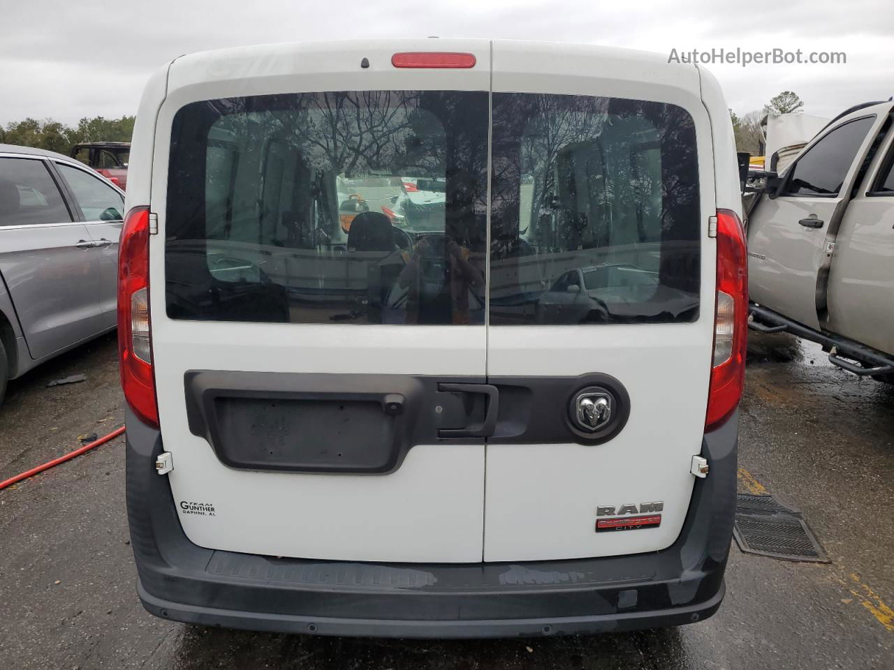 2017 Ram Promaster City  White vin: ZFBERFABXH6E11225