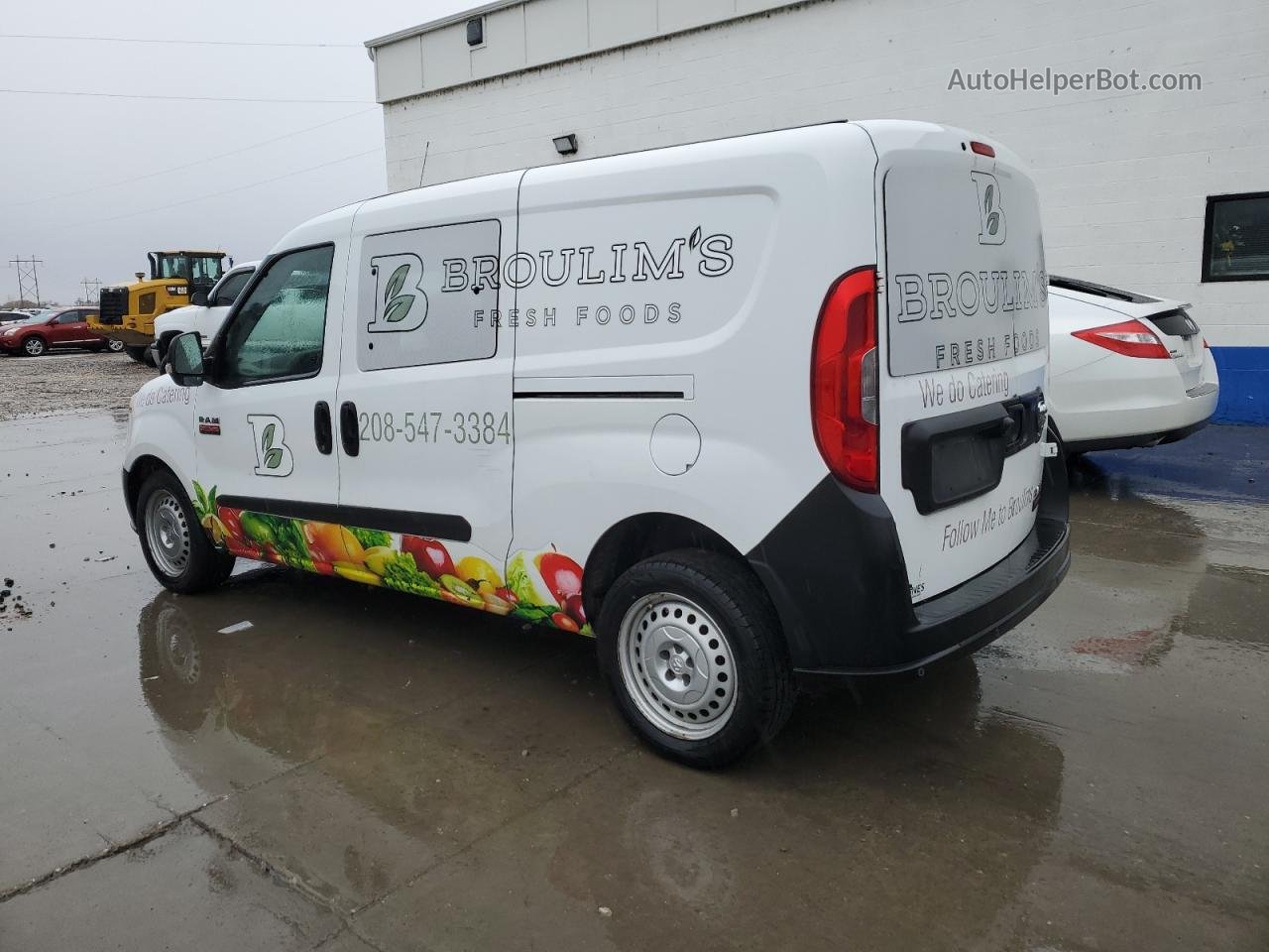 2017 Ram Promaster City  White vin: ZFBERFABXH6E11662