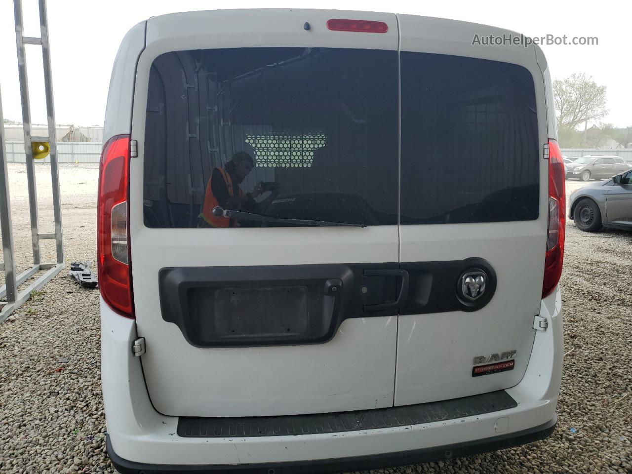 2017 Ram Promaster City Slt White vin: ZFBERFBB0H6D90044