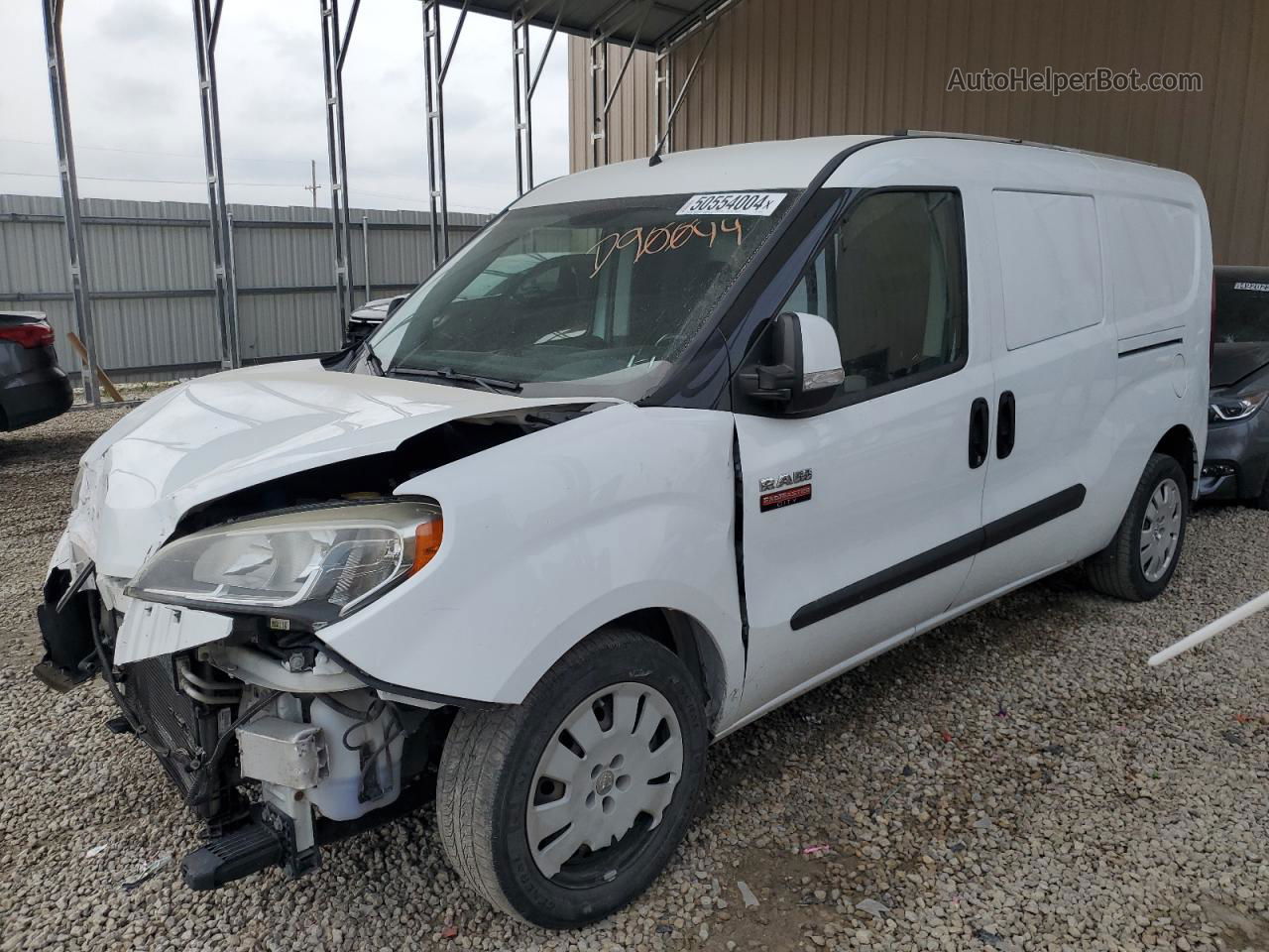 2017 Ram Promaster City Slt White vin: ZFBERFBB0H6D90044