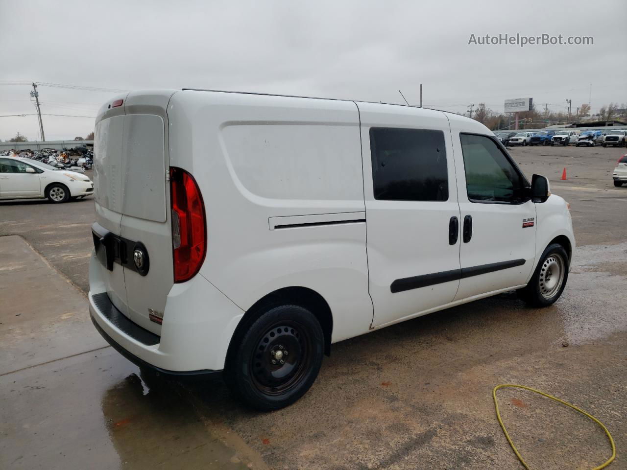 2017 Ram Promaster City Slt White vin: ZFBERFBB0H6E03469