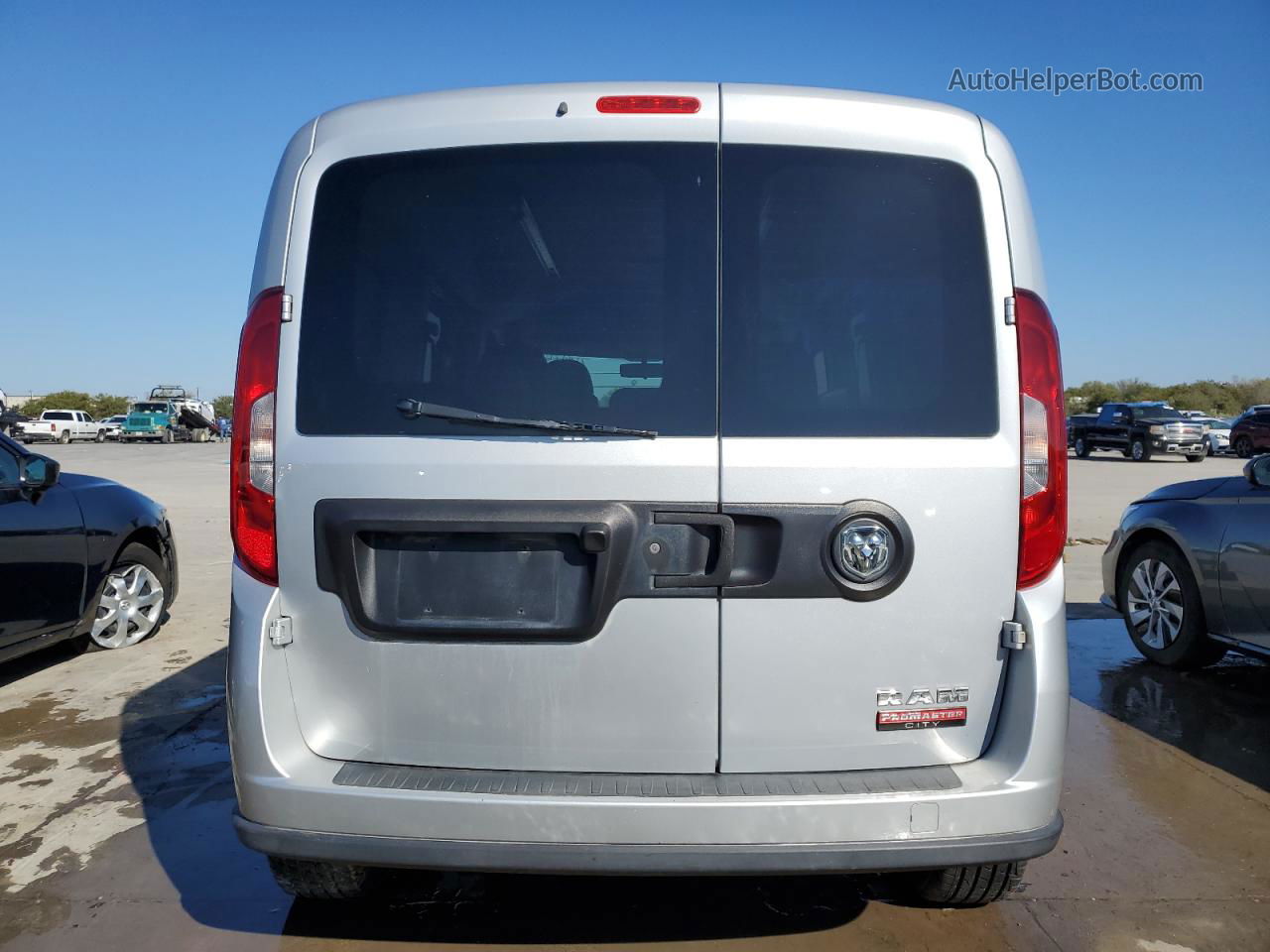 2017 Ram Promaster City Slt Silver vin: ZFBERFBB2H6D38141