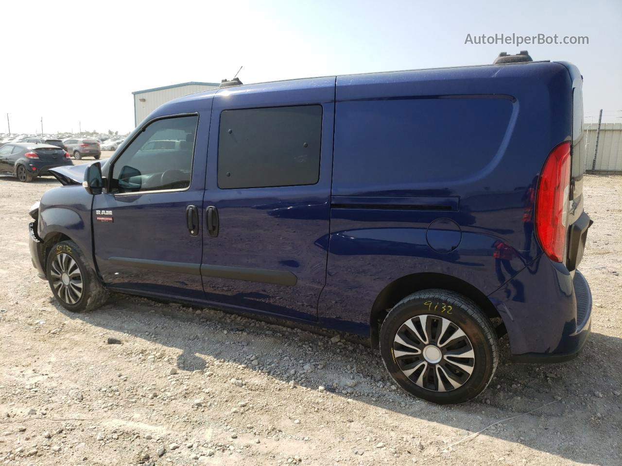 2017 Ram Promaster City Slt Синий vin: ZFBERFBB2H6E27689