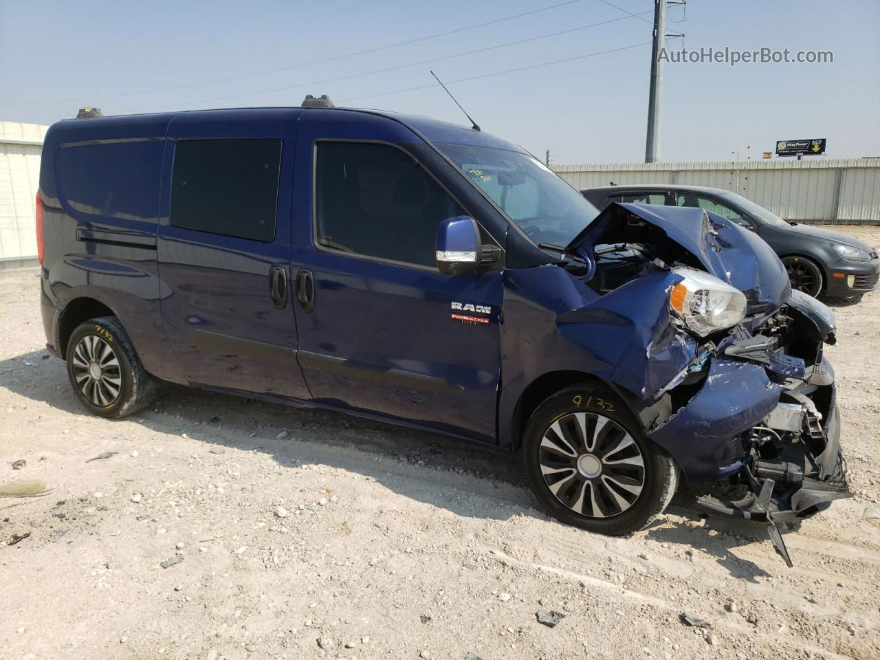 2017 Ram Promaster City Slt Blue vin: ZFBERFBB2H6E27689