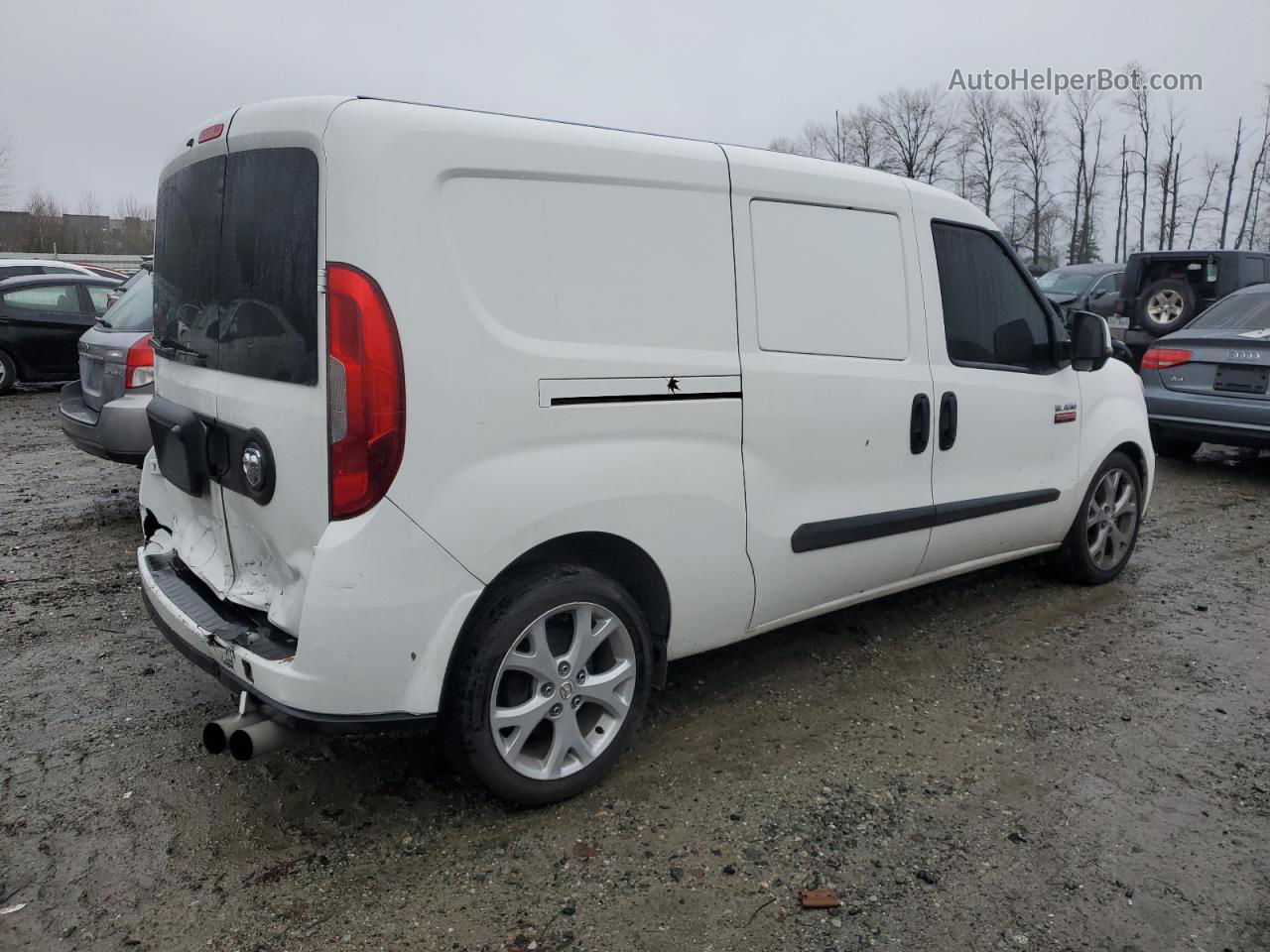 2017 Ram Promaster City Slt White vin: ZFBERFBB4H6G81551