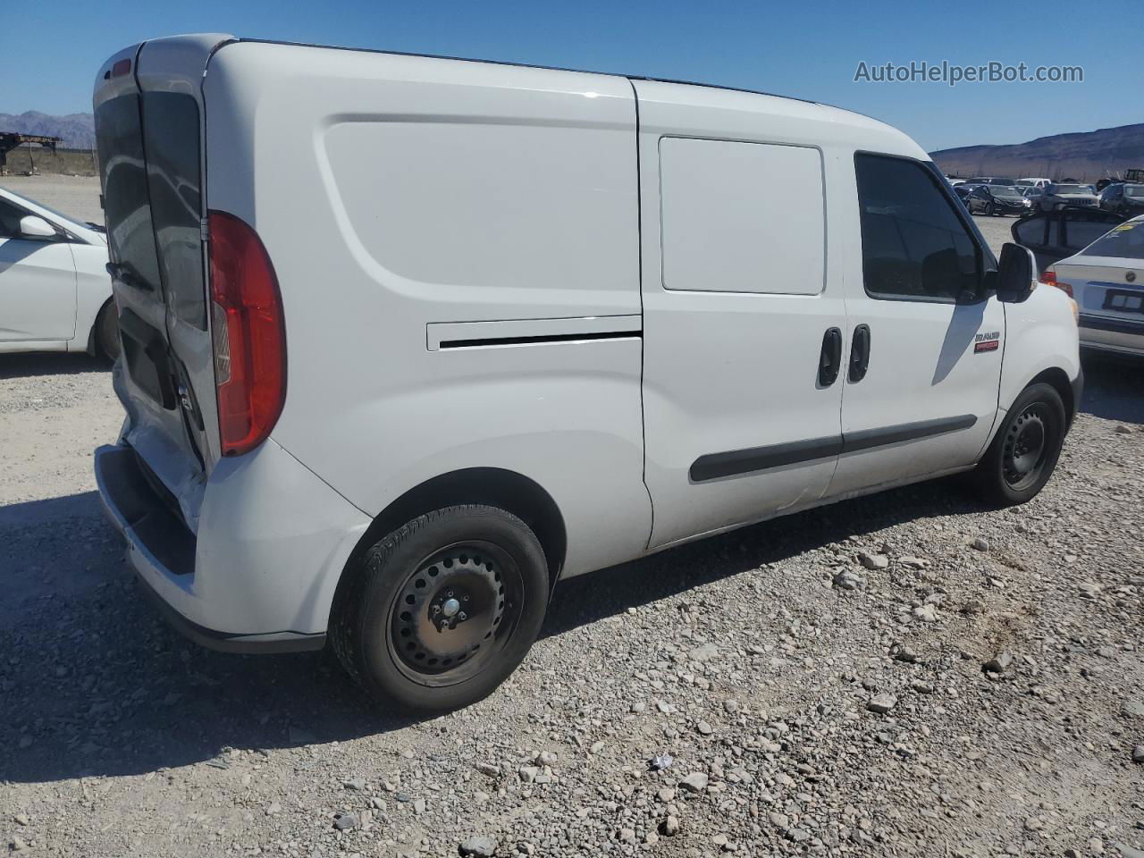 2017 Ram Promaster City Slt White vin: ZFBERFBB6H6D73037