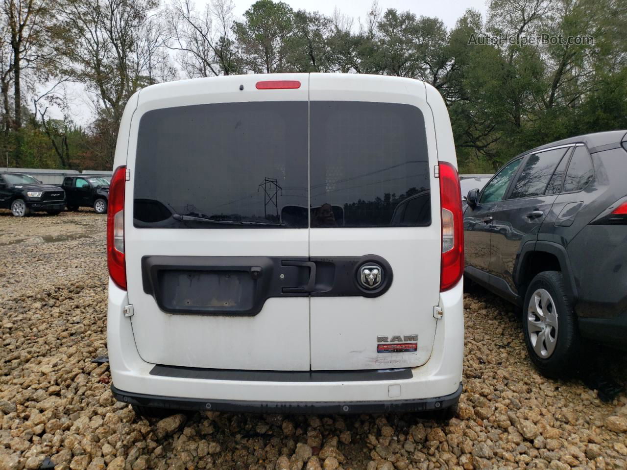 2017 Ram Promaster City Slt White vin: ZFBERFBB6H6D89559