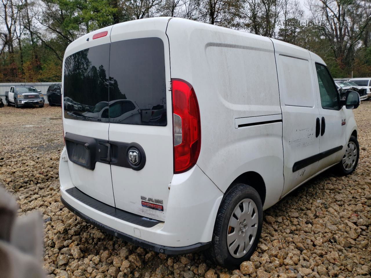 2017 Ram Promaster City Slt Белый vin: ZFBERFBB6H6D89559