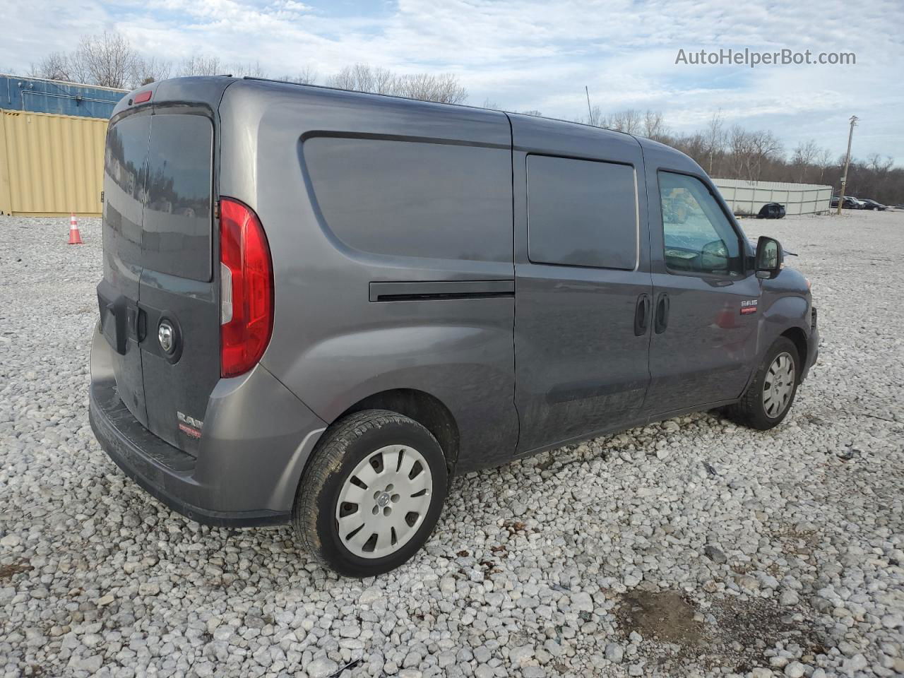 2017 Ram Promaster City Slt Gray vin: ZFBERFBB6H6G09590