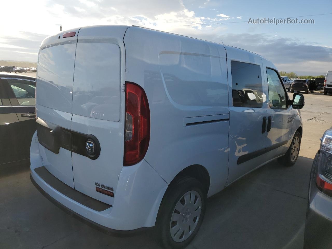 2017 Ram Promaster City Slt White vin: ZFBERFBB7H6E06837