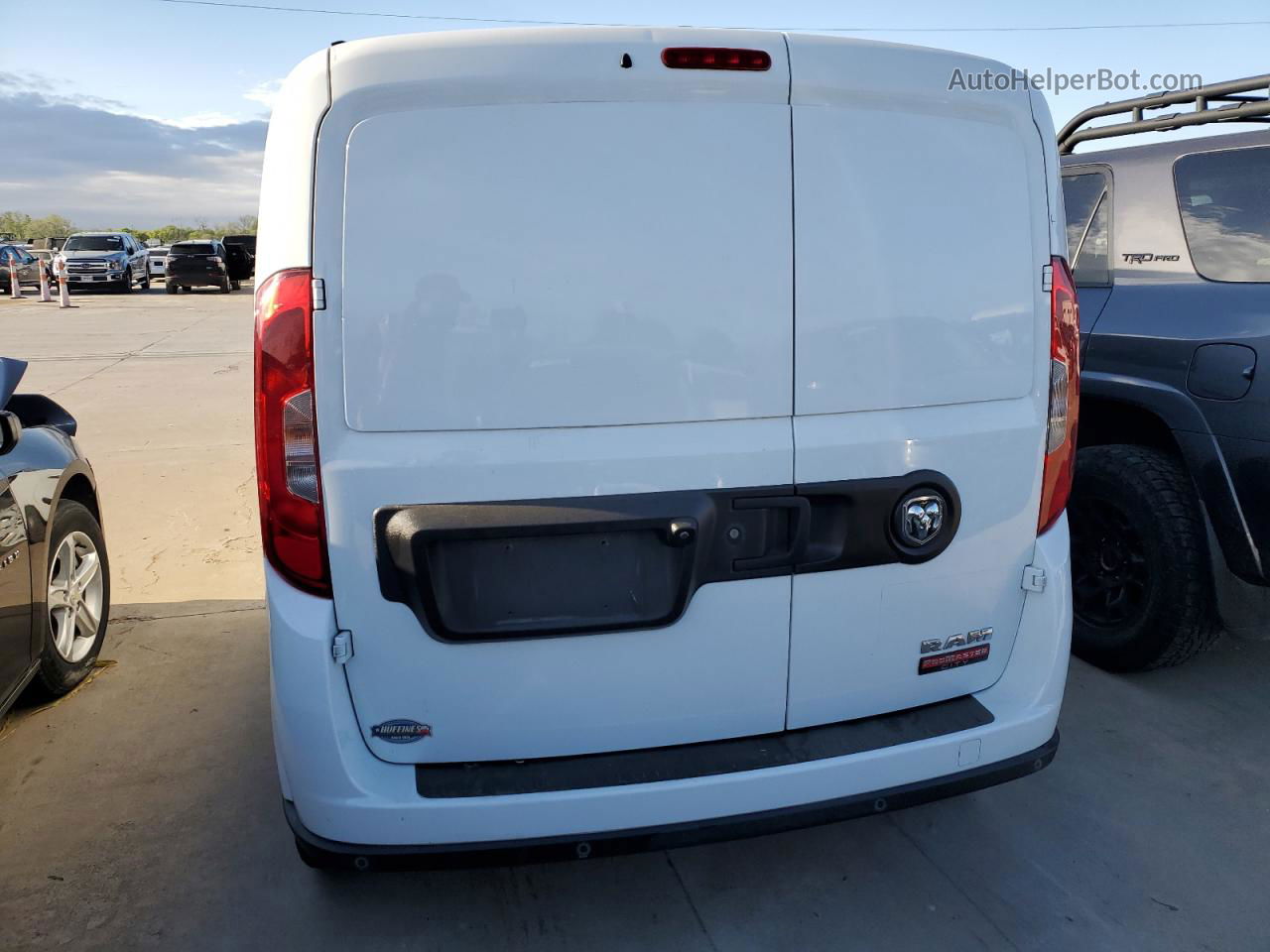 2017 Ram Promaster City Slt White vin: ZFBERFBB7H6E06837