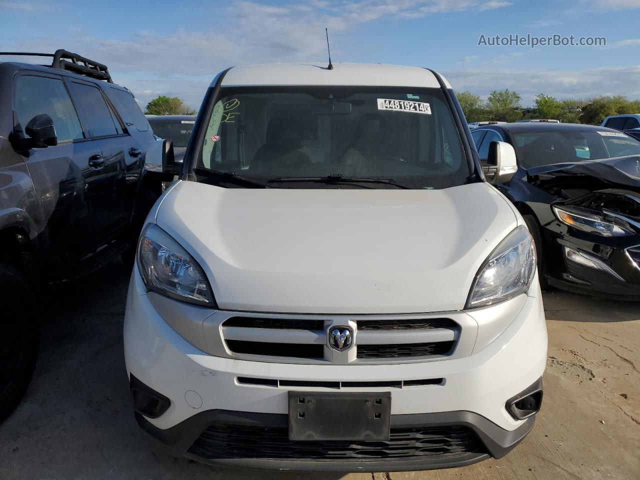 2017 Ram Promaster City Slt White vin: ZFBERFBB7H6E06837