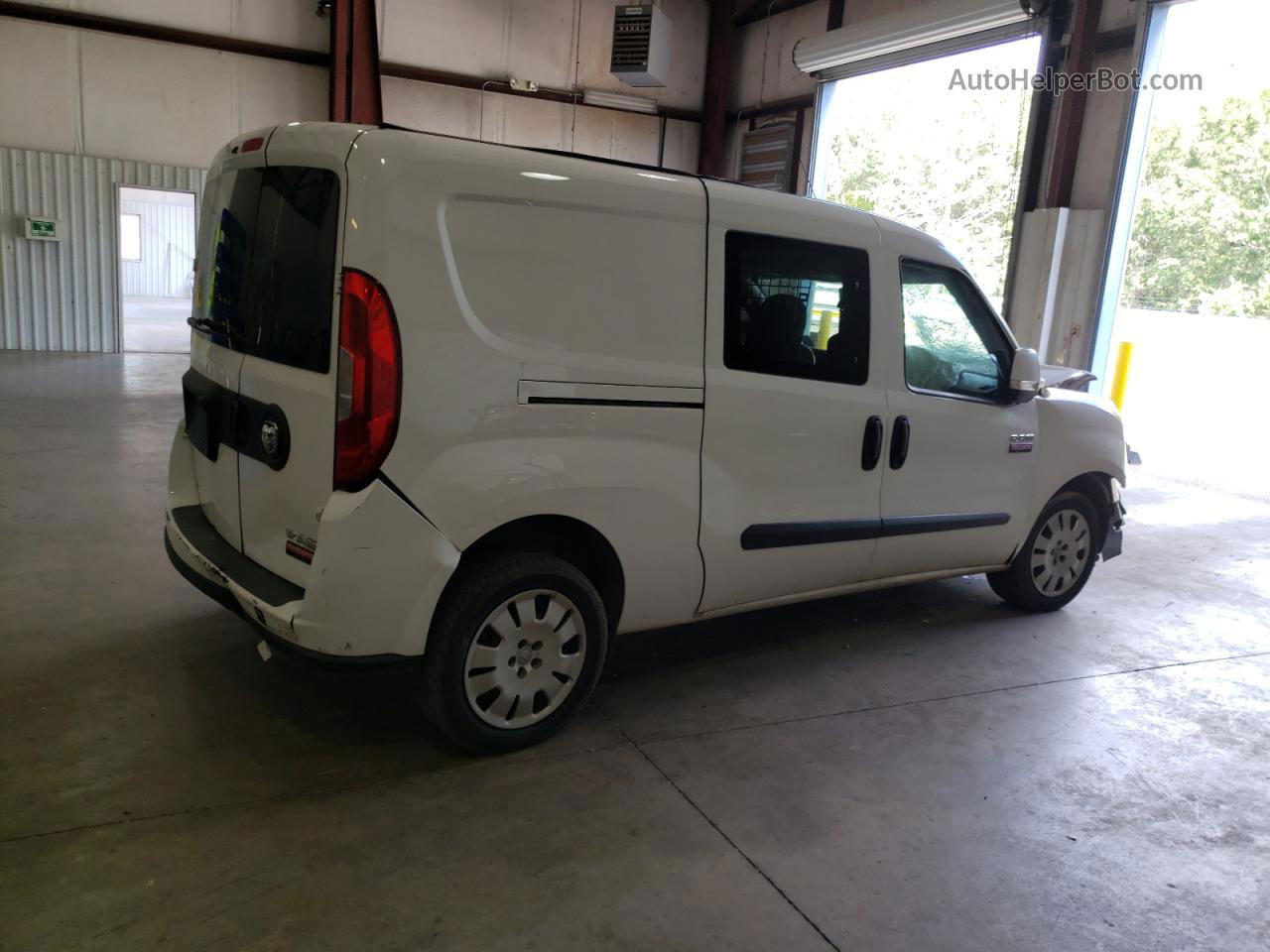 2017 Ram Promaster City Slt White vin: ZFBERFBB8H6G55406