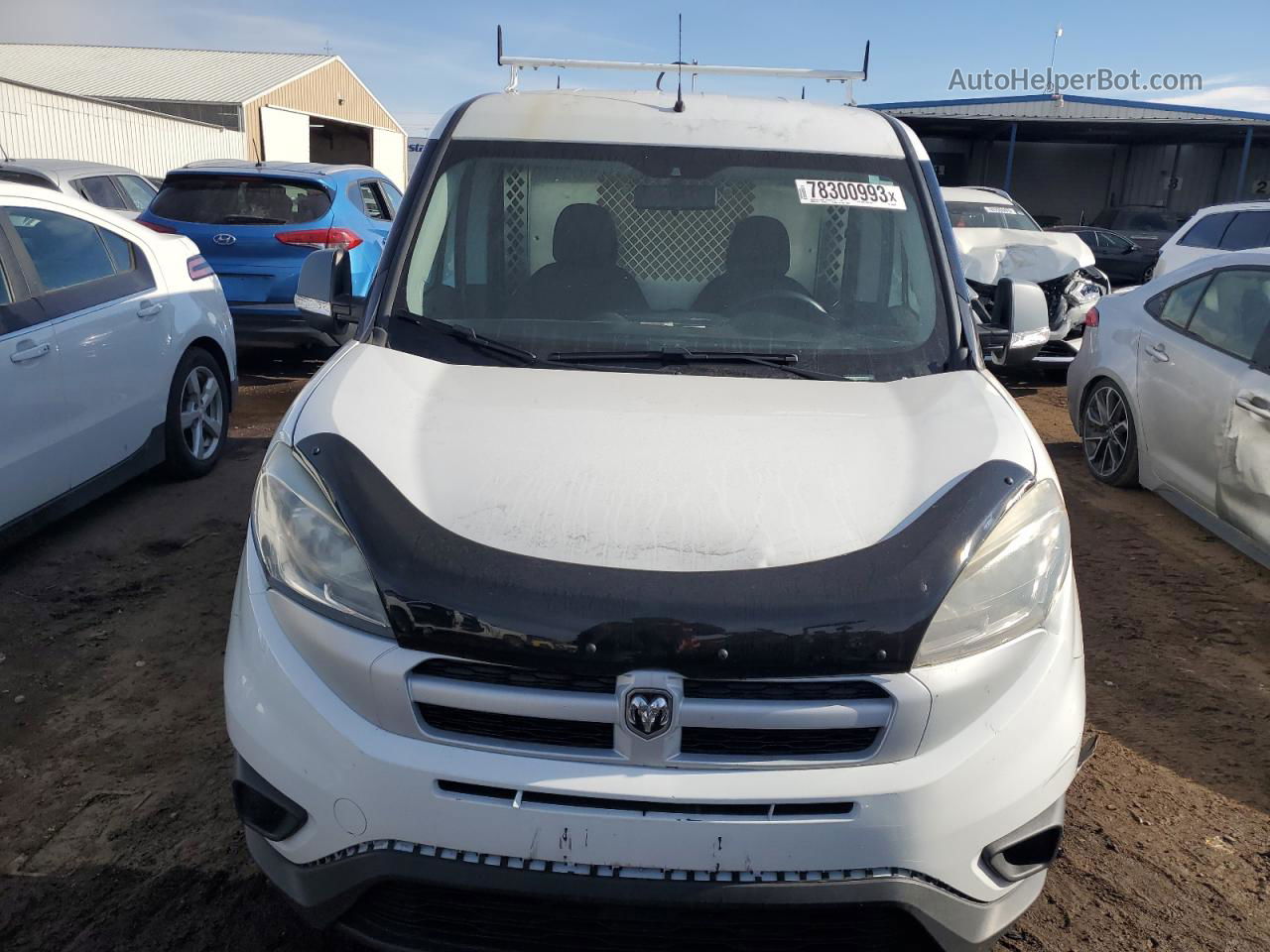 2017 Ram Promaster City Slt White vin: ZFBERFBB9H6D58547