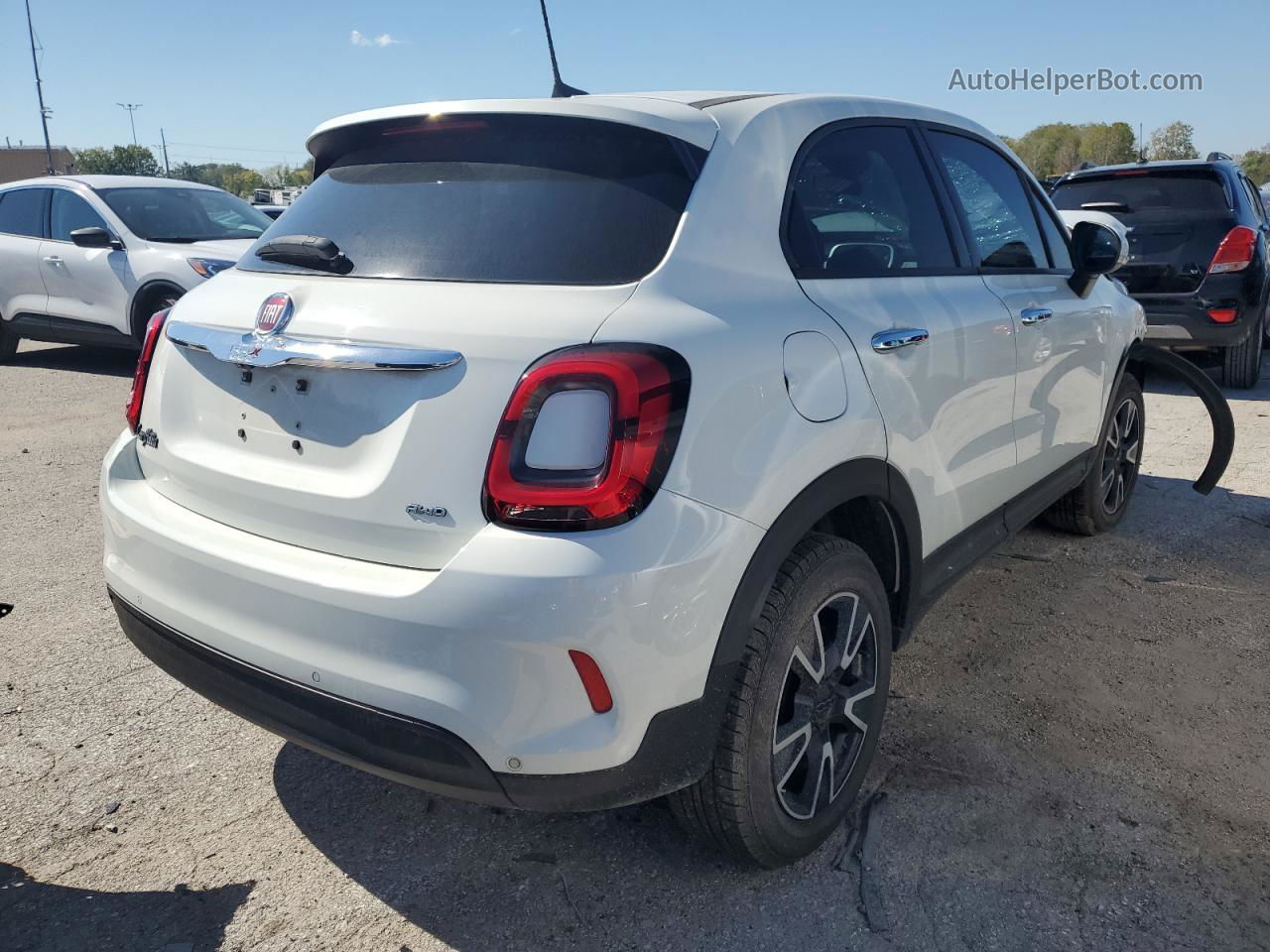 2019 Fiat 500x Pop White vin: ZFBNFYA16KP773417