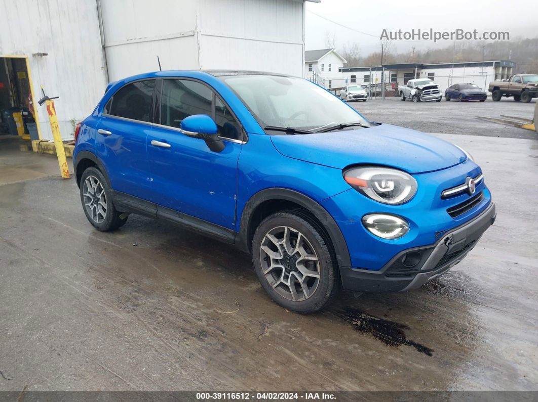 2019 Fiat 500x Trekking Plus Awd Blue vin: ZFBNFYD15KP788437