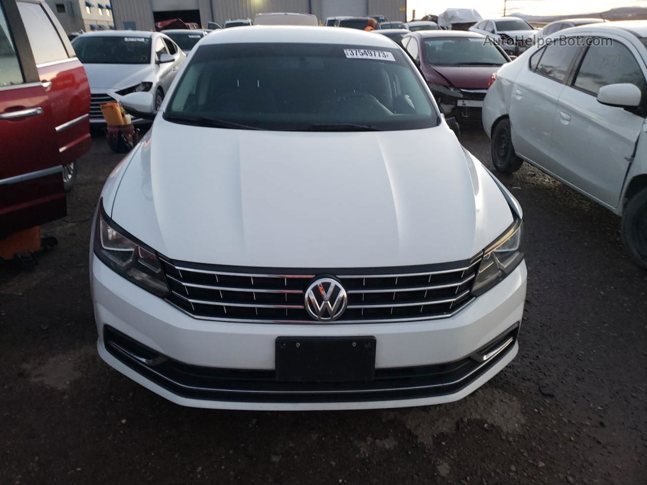 2016 Volkswagen Passat S White vin: 1VWAS7A36GC023790