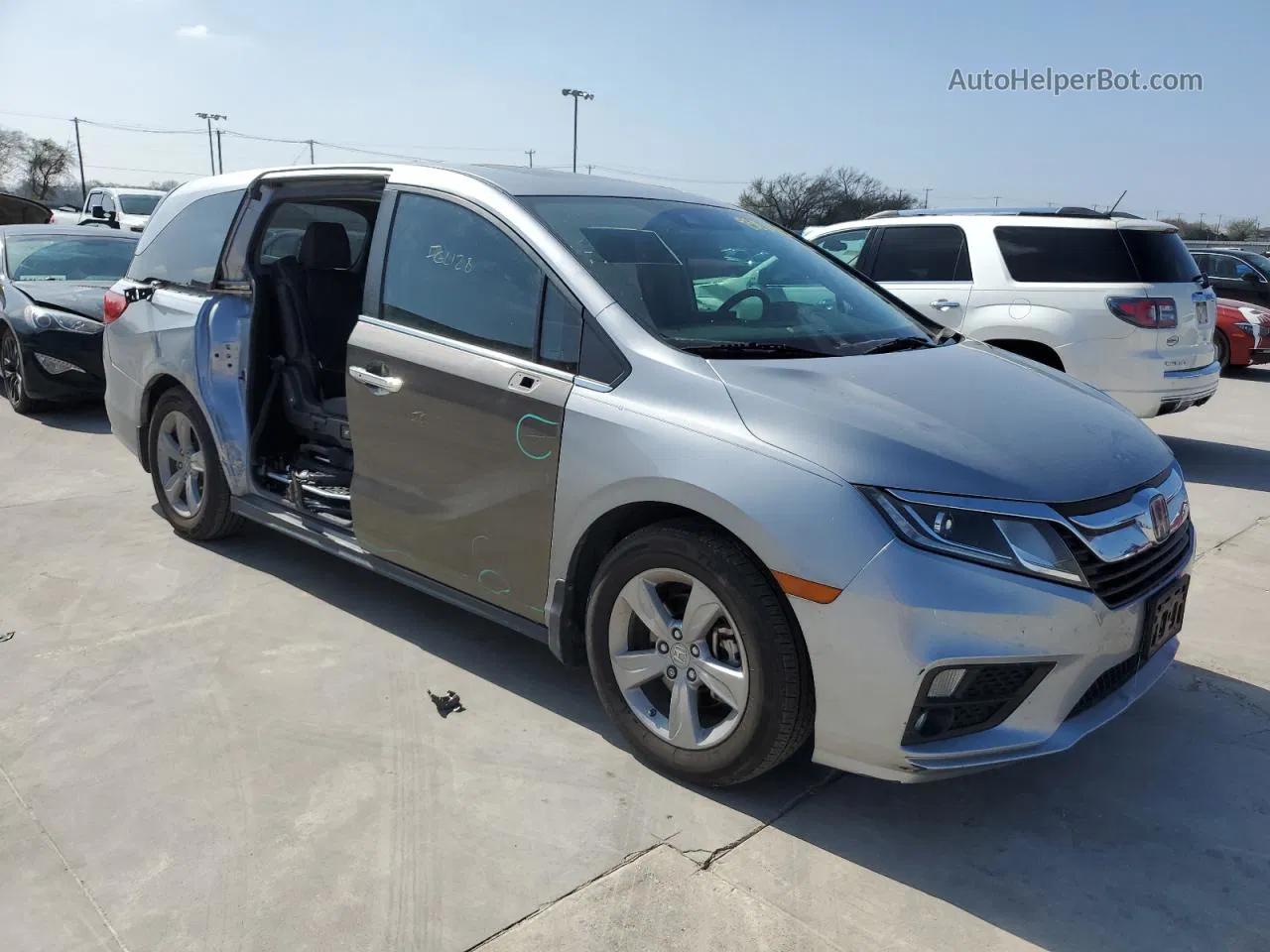 2019 Honda Odyssey Exl Silver vin: 5FNRL6H76KB068410