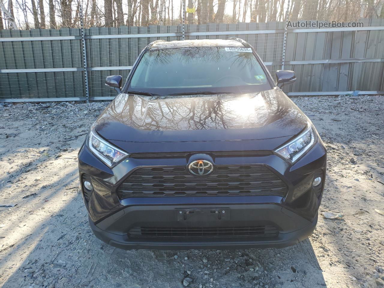 2019 Toyota Rav4 Xle Blue vin: JTMP1RFV0KD039203